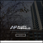 Screen shot of the Alloy Fabweld Ltd website.
