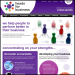 Screen shot of the Business Heads Ltd website.