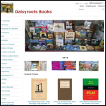 Screen shot of the Daisyroots Books Ltd website.