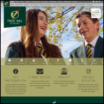 Screen shot of the Toothill Community Centre website.