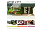 Screen shot of the Coumes Brook Home Ltd website.