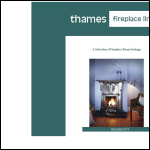 Screen shot of the Thames Fireplace Centre Ltd website.