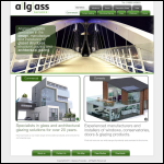 Screen shot of the Allglass Facades Ltd website.