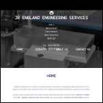 Screen shot of the J.R. England Engineering Services Company Ltd website.