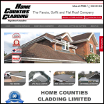 Screen shot of the Home Counties Cladding Ltd website.