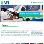 Screen shot of the Airfield Fuelling Equipment Ltd website.