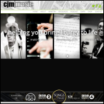 Screen shot of the Cjm Music Ltd website.