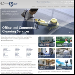Screen shot of the The Genie Cleaning Company Ltd website.