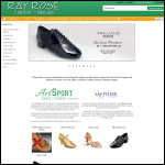 Screen shot of the Ray Rose Ltd website.