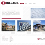 Screen shot of the Hilland Ltd website.