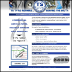Screen shot of the Swift Tyre Repairs Ltd website.