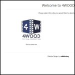 Screen shot of the 4wood Designs Ltd website.