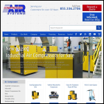 Screen shot of the Compressed Air Systems (UK) Ltd website.