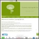 Screen shot of the Condition Training Nw Ltd website.