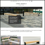 Screen shot of the Chris Nangle Furniture website.