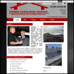 Screen shot of the Thomas Fairclough & Son (Blackpool) Ltd website.