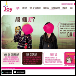 Screen shot of the Pride & Joy Ltd website.