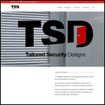 Screen shot of the T.S.C. Design Ltd website.