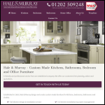 Screen shot of the Hale & Murray Ltd website.