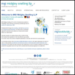Screen shot of the Mgi Midgley Snelling Ltd website.