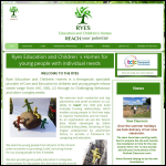 Screen shot of the The Ryes School Ltd website.