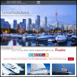 Screen shot of the Premier Yacht Sales Ltd website.