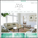 Screen shot of the Jade Interiors website.
