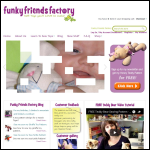 Screen shot of the Funky Friends Ltd website.