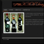 Screen shot of the KAM Design website.