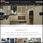 Screen shot of the Kitchen Design Centre website.