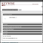 Screen shot of the Keywise Property Investments Ltd website.