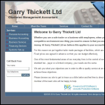 Screen shot of the Thicket Ltd website.