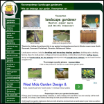 Screen shot of the Flowerpotman Landscape Gardener website.