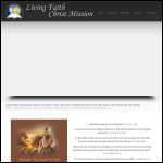 Screen shot of the Living Christ Mission website.