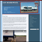 Screen shot of the Markwick Ltd website.