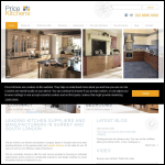 Screen shot of the Price Kitchens website.