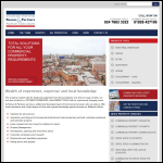 Screen shot of the Reeves & Partners Ltd website.