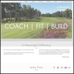 Screen shot of the Just Golf Ltd website.