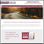 Screen shot of the Insure & Ride Ltd website.