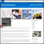 Screen shot of the Central Surveys Ltd website.