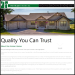 Screen shot of the Maitland Homes Ltd website.