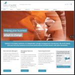 Screen shot of the Solitaire Management Consultancy Ltd website.