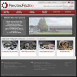 Screen shot of the Ferotec Ltd website.