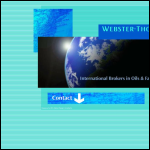 Screen shot of the Webster Thompson Ltd website.