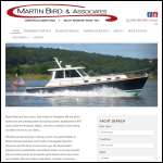 Screen shot of the Martin Bird Associates Ltd website.