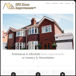 Screen shot of the SFK Home Improvements website.
