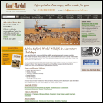 Screen shot of the Gane & Marshall International Ltd website.