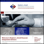 Screen shot of the Abacus Independent Financial Advisers Ltd website.