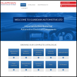 Screen shot of the Hanif Automotive Ltd website.