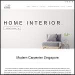 Screen shot of the Concept Design (Interiors) Ltd website.